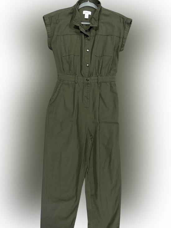 Japna Pants - Japna Olive Green Cotton Full Button Jumper